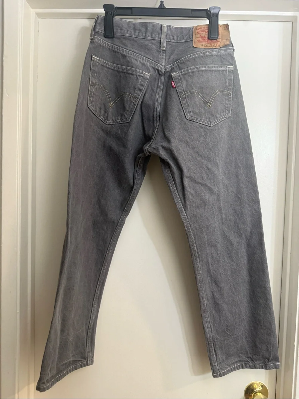 Levi's Men's 501 XX Vintage Wash Denim Straight Leg Jeans Regular Fit Button